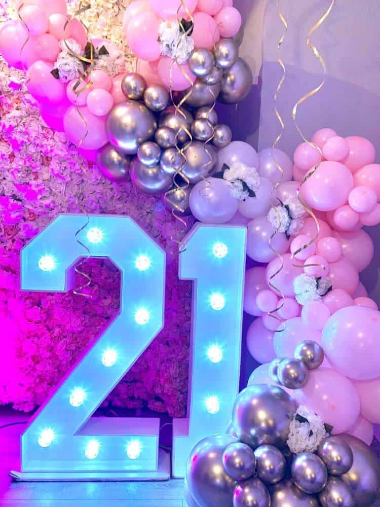 light-up-numbers-and-flower-wall