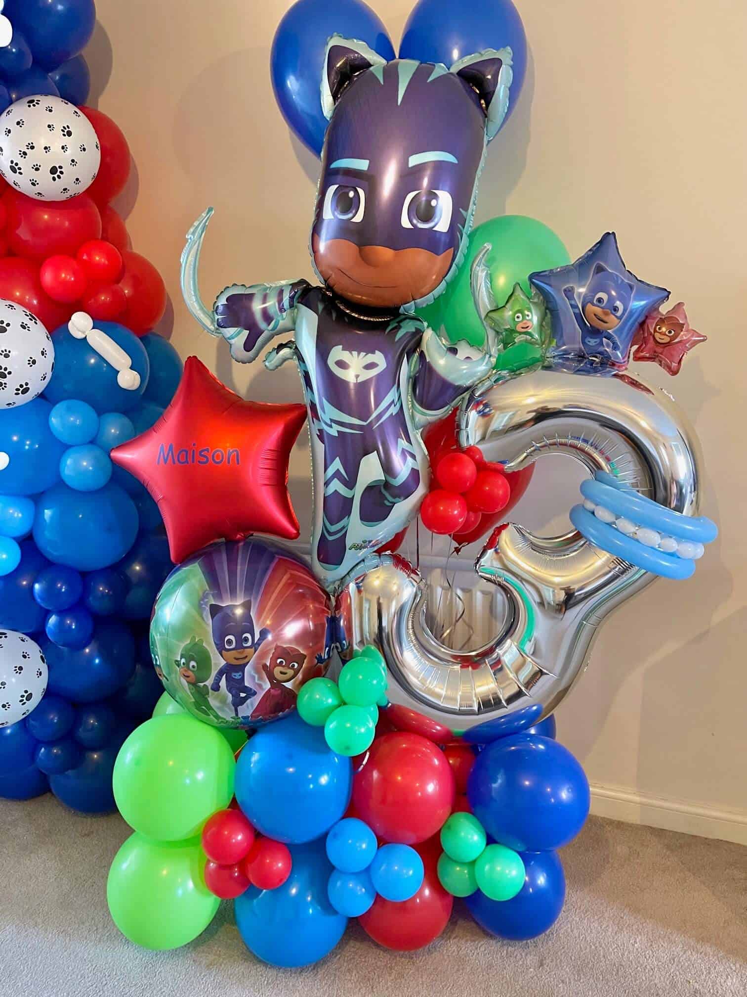 Number Stack Balloons